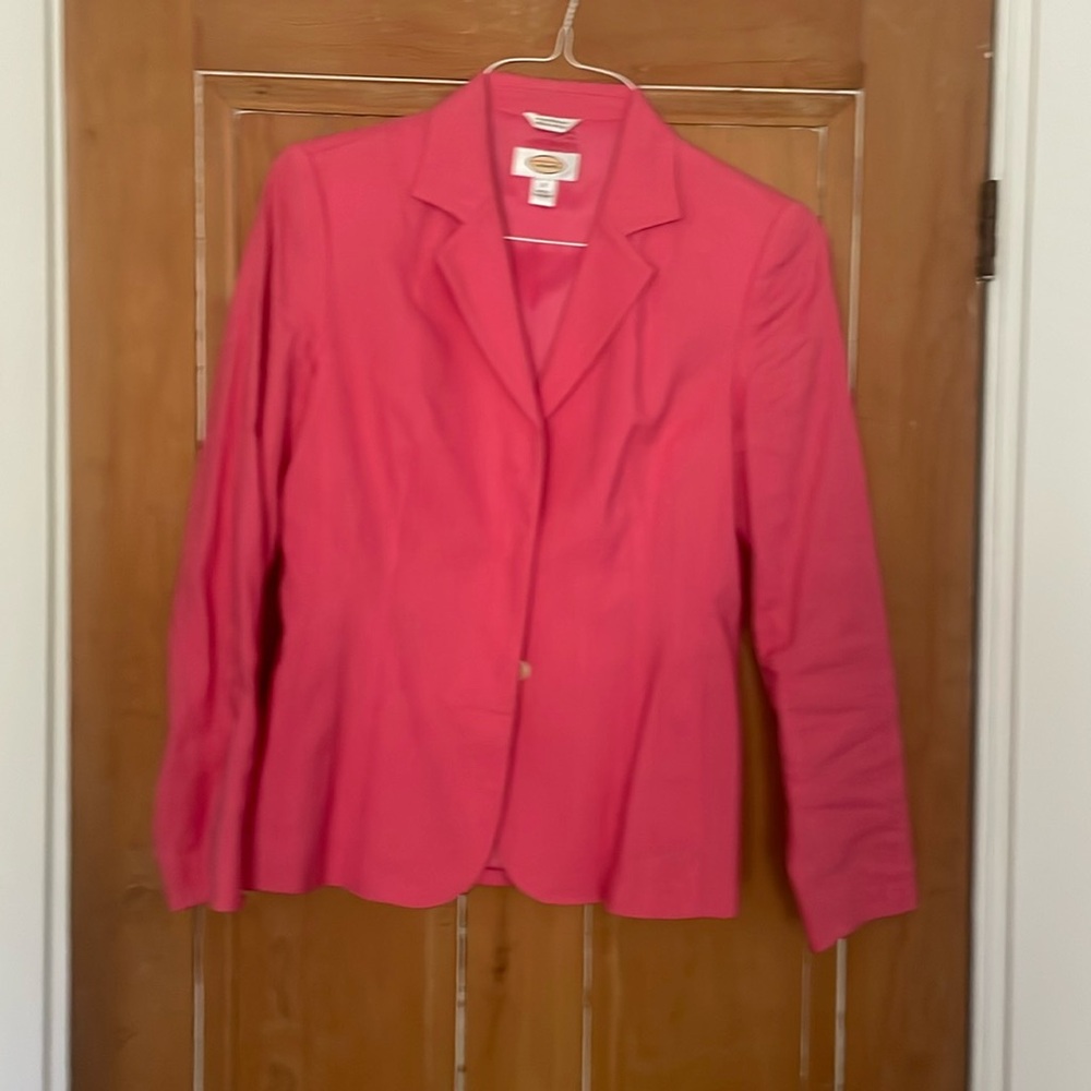 Pink Talbots blazer